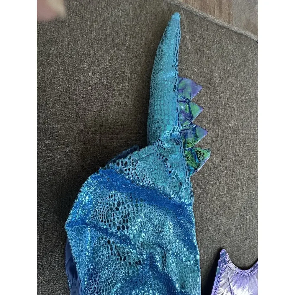 Vibrant Life Halloween Dragon Dog Costume Medium M 20-50 lb Blue Wings Tail